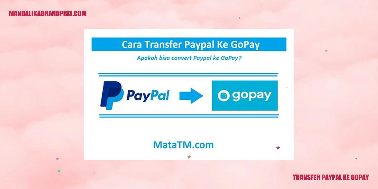transfer paypal ke gopay